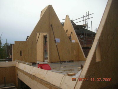 SIPs House with Steep Pitched Roof, Fallowfield