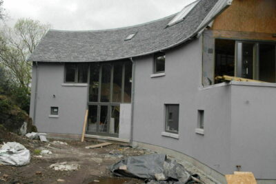 Curved SIPs House in Bridge of Weir, Scotland
