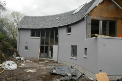 Curved SIPs House in Bridge of Weir, Scotland