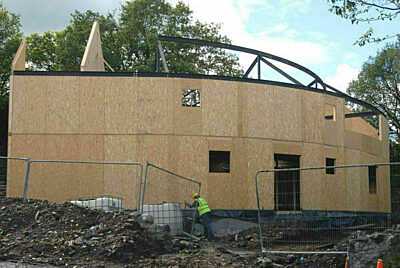Curved SIPs House in Bridge of Weir, Scotland