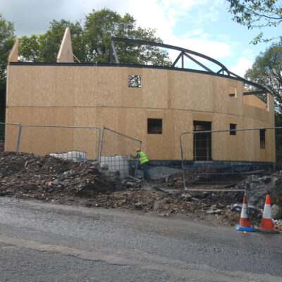 Curved SIPs House in Bridge of Weir, Scotland