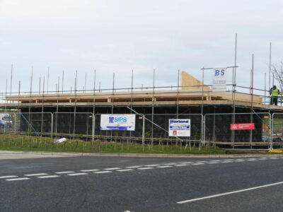 SIPs Mono-Pitched Offices, Exelby Services