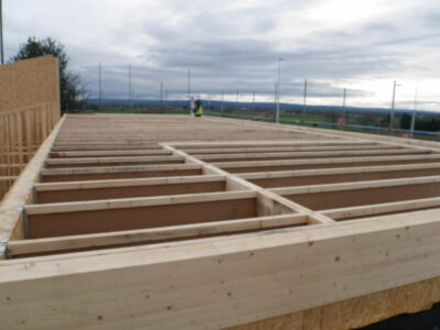 SIPs Mono-Pitched Offices, Exelby Services