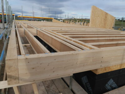 SIPs Mono-Pitched Offices, Exelby Services