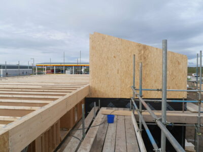 SIPs Mono-Pitched Offices, Exelby Services