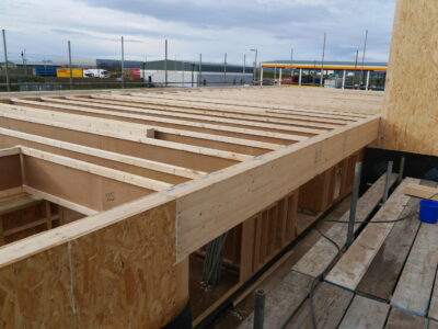 SIPs Mono-Pitched Offices, Exelby Services