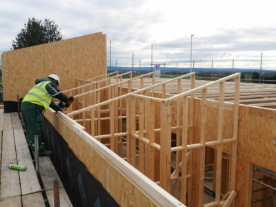 SIPs Mono-Pitched Offices, Exelby Services