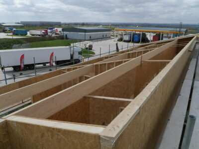 SIPs Mono-Pitched Offices, Exelby Services