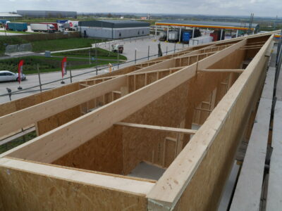 SIPs Mono-Pitched Offices, Exelby Services