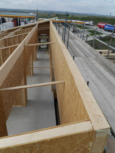 SIPs Mono-Pitched Offices, Exelby Services