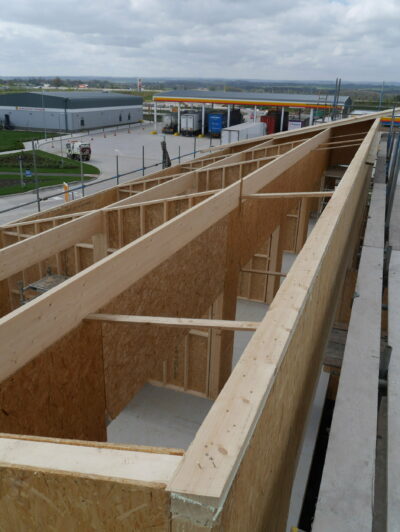 SIPs Mono-Pitched Offices, Exelby Services