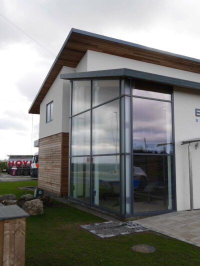 SIPs Mono-Pitched Offices, Exelby Services