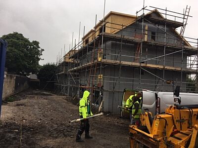 SIPs Roof on an ICF New Build, Manchester