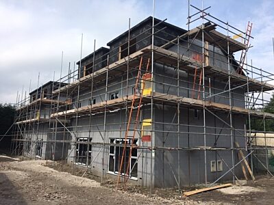 SIPs Roof on an ICF New Build, Manchester