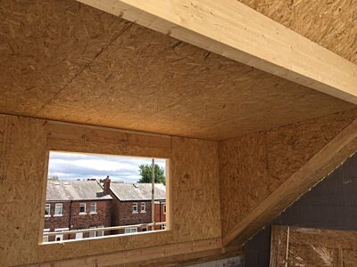 SIPs Roof on an ICF New Build, Manchester