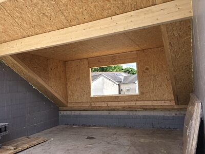 SIPs Roof on an ICF New Build, Manchester