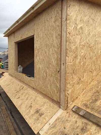 SIPs Roof on an ICF New Build, Manchester