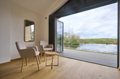 Photo: Energy Efficient SIPs cabins built to create Lake District Corporate Retreat