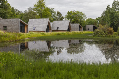 Photo: Energy Efficient SIPs cabins built to create Lake District Corporate Retreat
