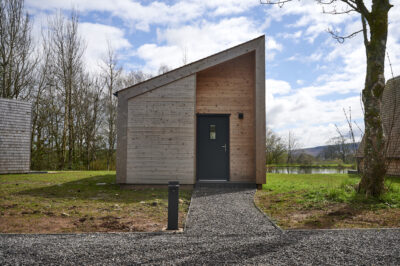 Photo: Energy Efficient SIPs cabins built to create Lake District Corporate Retreat