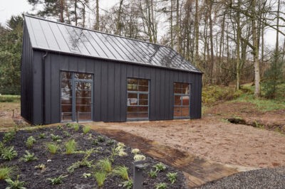 Photo: Energy Efficient SIPs cabins built to create Lake District Corporate Retreat