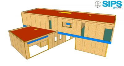 Contemporary SIPs Panels Building, Darlington project photograph