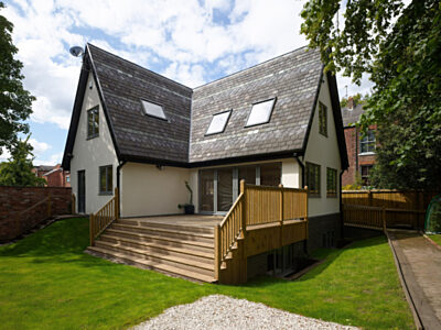 SIPs House with Steep Pitched Roof, Fallowfield project photograph