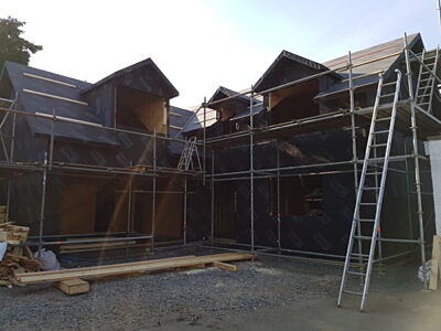 SIPs Dormer Bungalow, Wark, Hexham project photograph