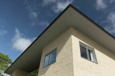 A photo from the SIPs build project titled 'High Performance, SIPs Self Build in Northumberland'